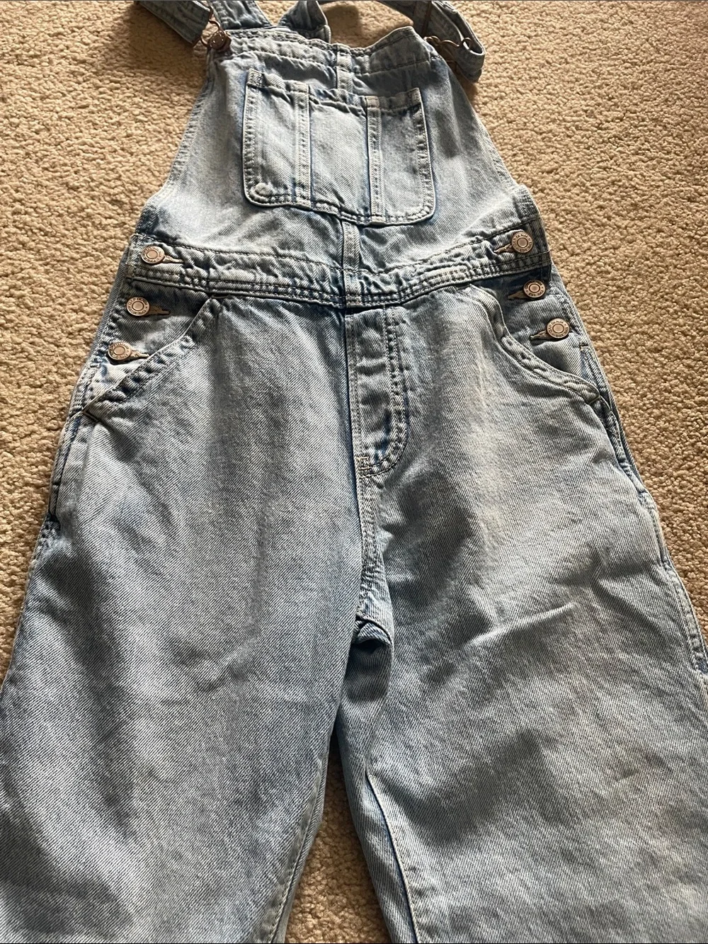GAP Denim Kids Overalls - Light Blue